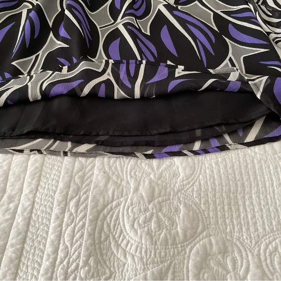 MOONLIGHT BAY, ABSTRACT MUIT-COLOUR BLOUSE, SIZE: L - Picture 5 of 11